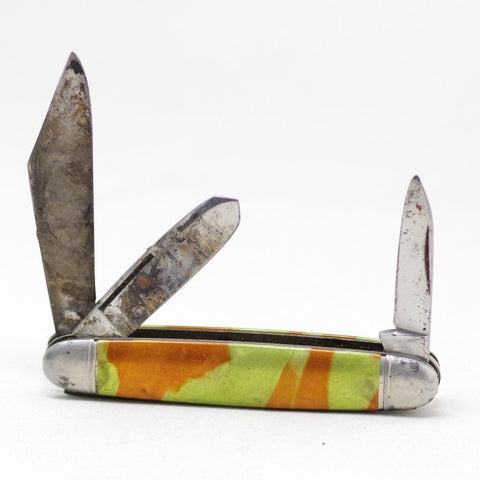Brown and Green Striped Multitool