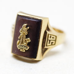 1956 Gold Central High School Ring