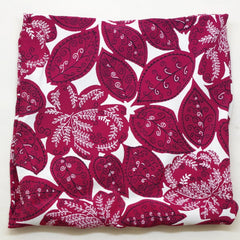 Rich Burgundy Leaf Rayon Pocket Square by Put This On