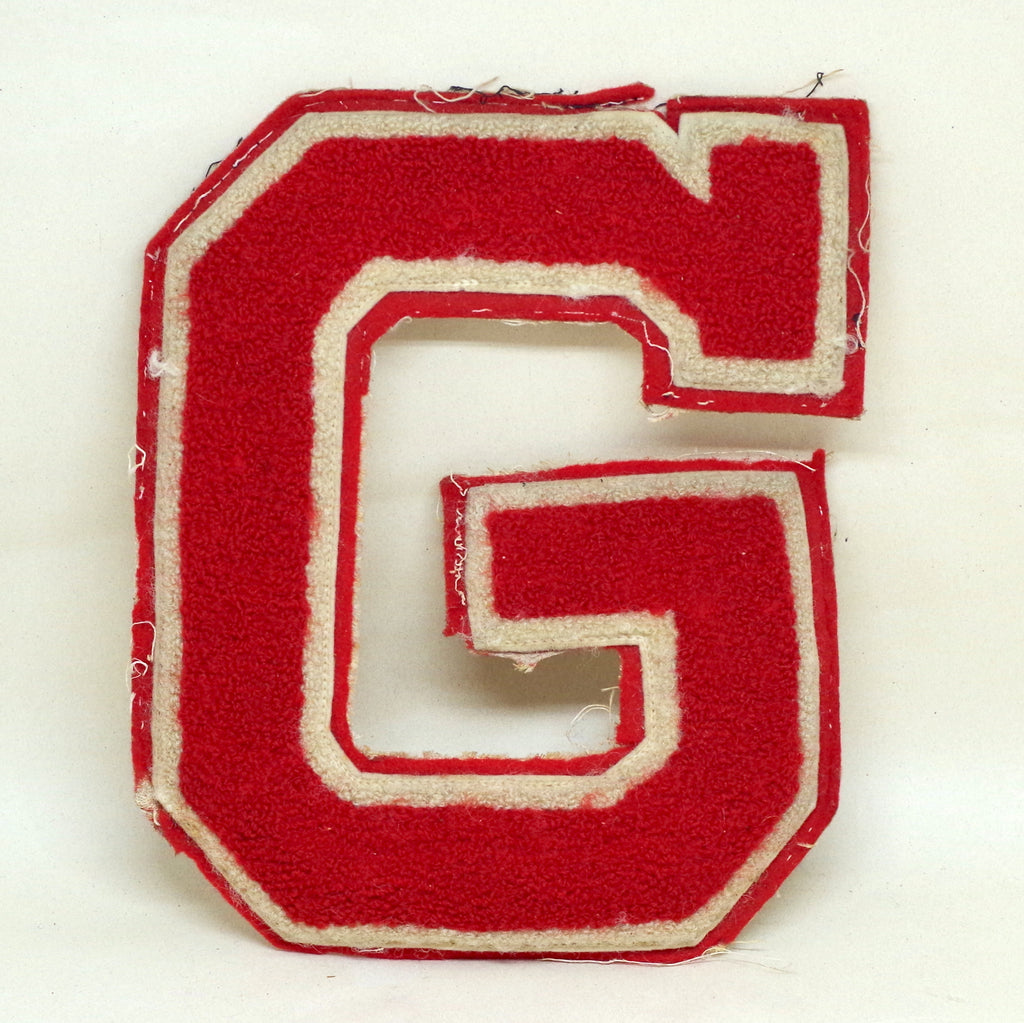Circa 1950s Big Red G Letter Patch