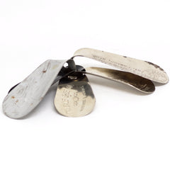 Vintage Pocket-Sized Metal Shoe Horns