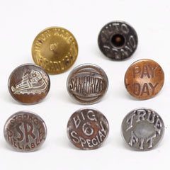 Vintage Denim Buttons