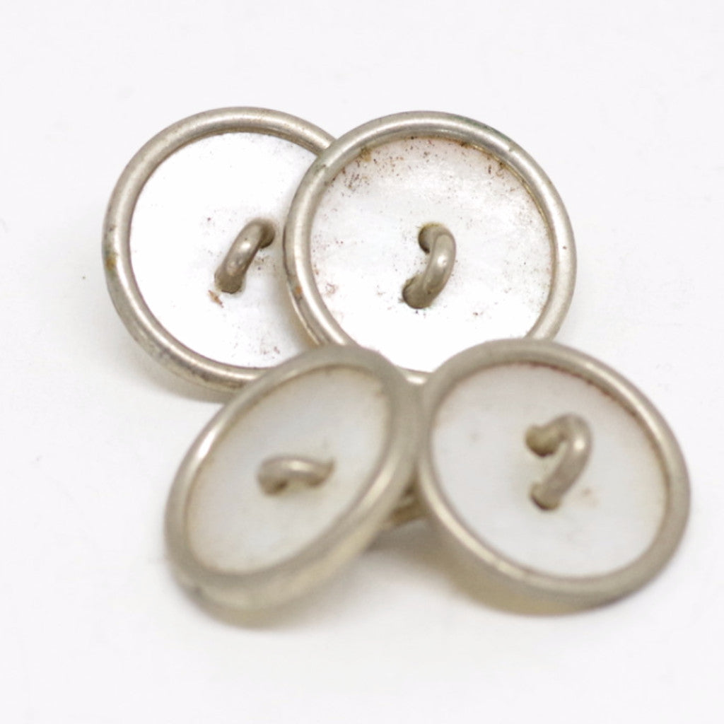 Mother of Pearl Button Cufflinks