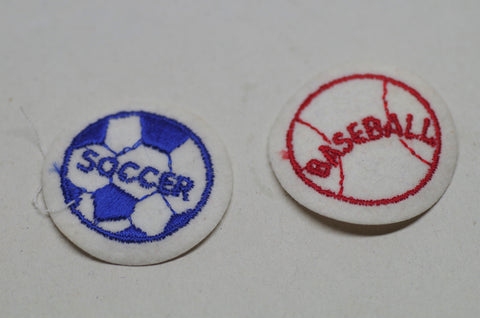 Soccer and Baseball Patches