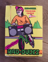 Circa 1990 NOS "Rad Dudes" Trading Cards
