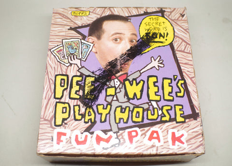 Topps "Pee Wee's Playhouse Fun Pak" Trading Cards