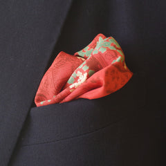 Picnic-Ready Rose Rayon Pocket Square by Put This On