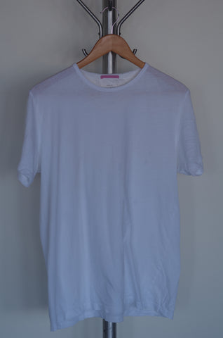 Apolis White Cotton T-Shirt
