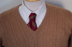 Kilgour, French, & Stanbury Cable Knit Camelhair Sweater