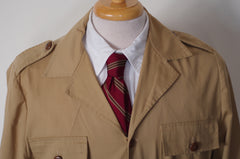 1960s Kenyan Faux-Abercrombie & Fitch Cotton Safari Jacket