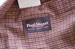 Vintage Paul Stuart Cashmere Houndstooth Sport Coat- 41L