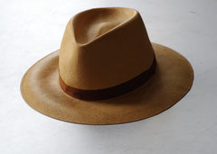 Vintage Crearioni Straw Panama Hat 7-1/2