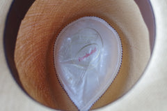 Vintage Crearioni Straw Panama Hat 7-1/2