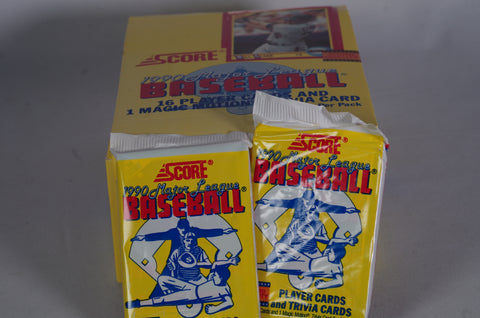 SCORE 1990 Major League Baseball Cards