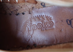 Vintage Yooko by Gonza Kilted Slip-On Leather Shoes - 8