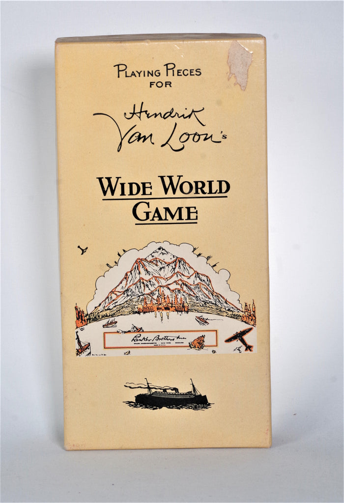 Hendrik Van Loon's Wide World Game Playing Pieces