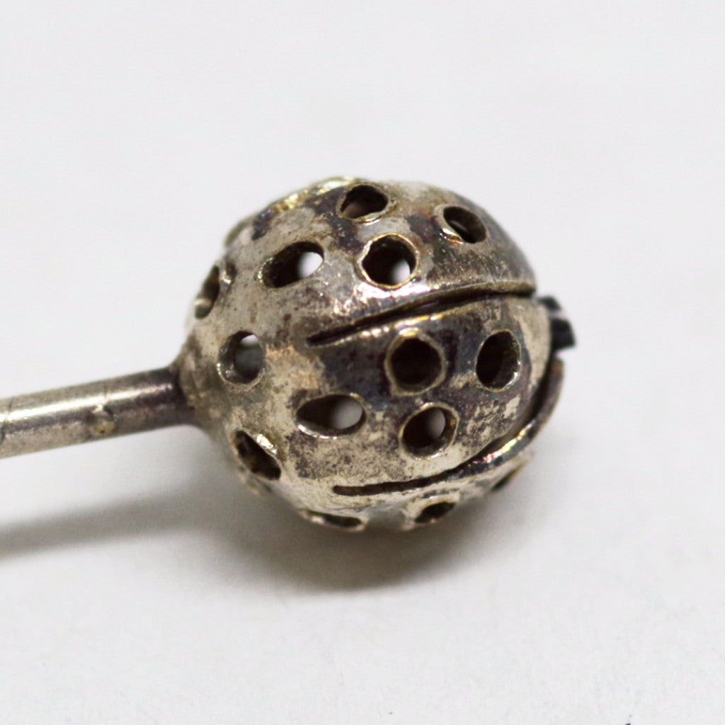 Pierced Half-Circle Stick Pin