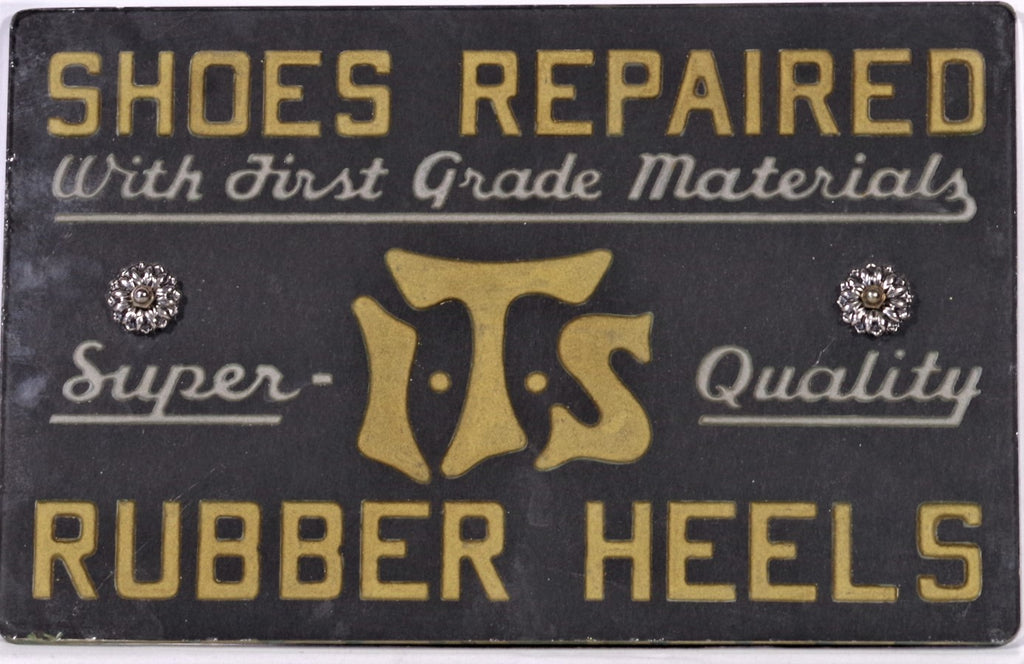 Early 20th Century Shoe Repair Sign
