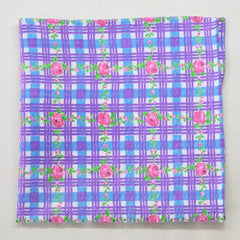 Floral Gingham Seersucker Pocket Square by Put This On